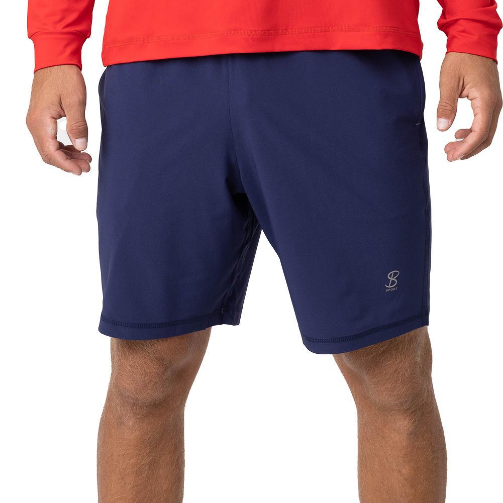 Men's 7 Inch Tennis Short Mens Team Gear SOFIBELLA Navy S