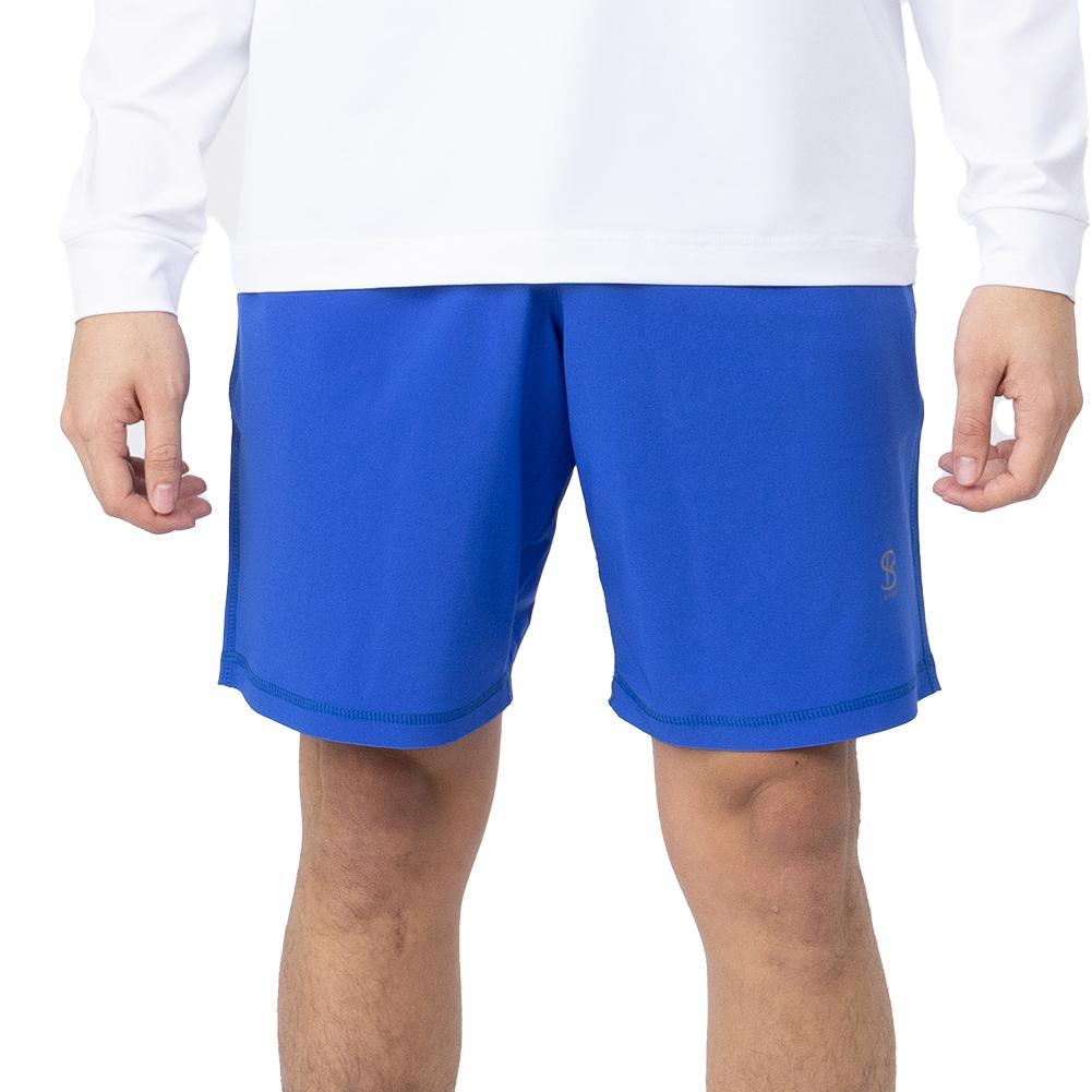 Men's 9 Inch Tennis Short Mens Team Gear SOFIBELLA Royal XS