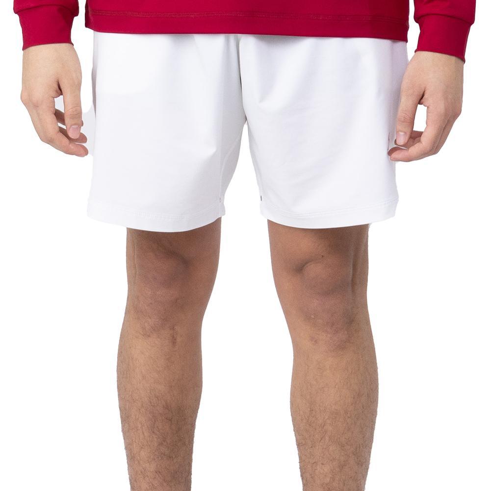 Men's 9 Inch Tennis Short Mens Team Gear SOFIBELLA White XS
