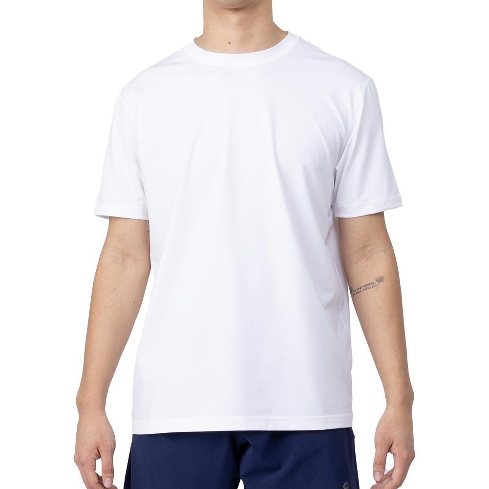 Men`s Short Sleeve Tennis Top MENS TEAM GEAR SOFIBELLA White XS