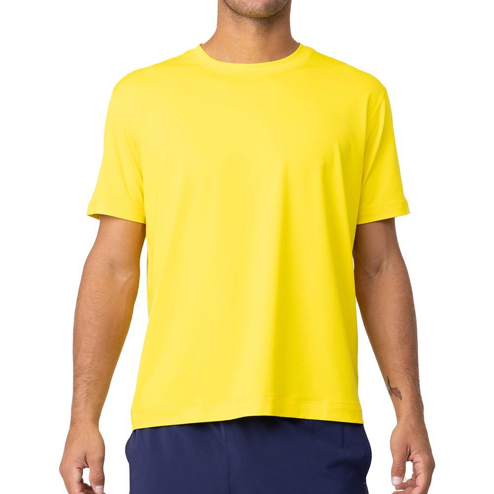 Men`s Short Sleeve Tennis Top MENS TEAM GEAR SOFIBELLA Yellow S