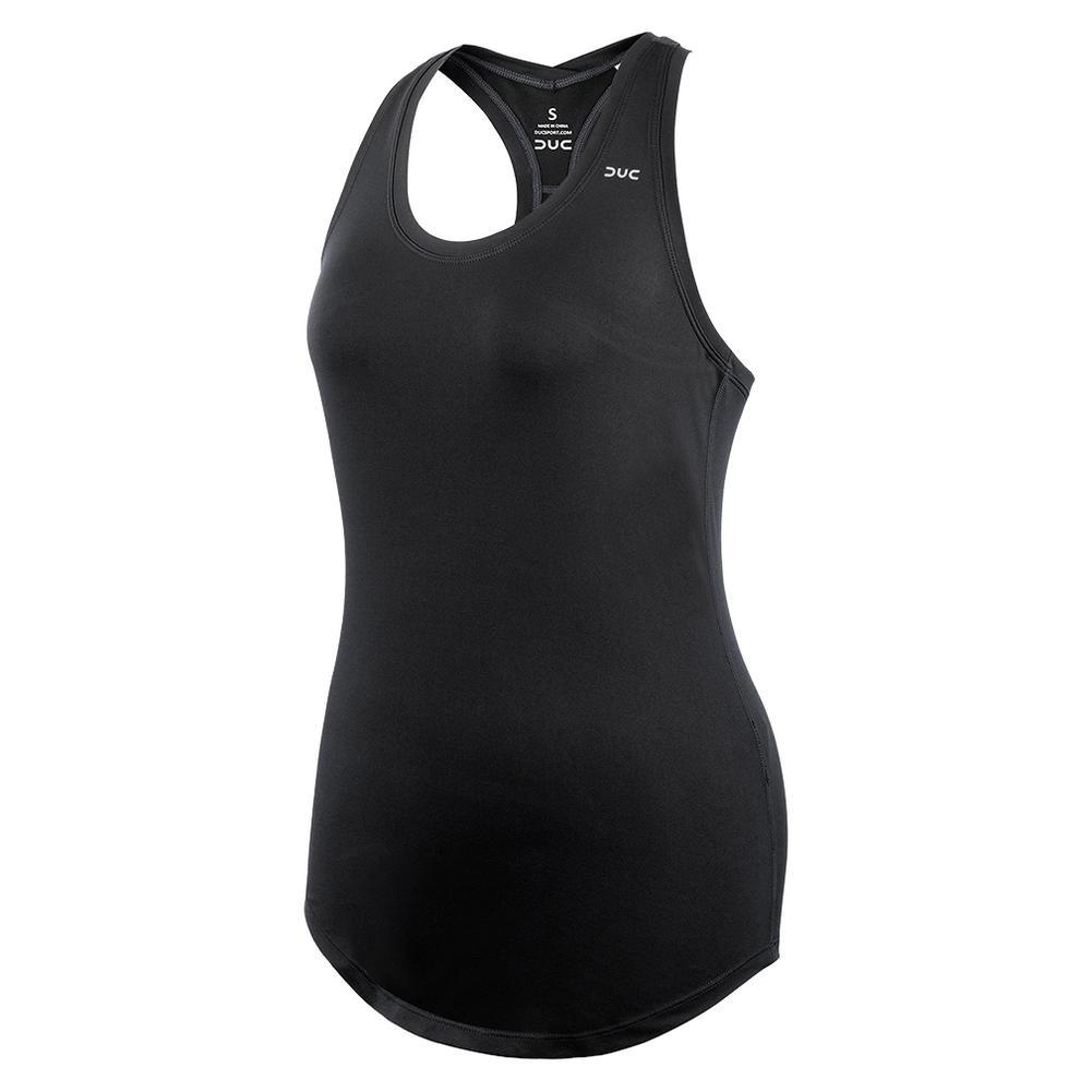 Women's Hailey Racer Tennis Tank Womens Team Gear DUC Black XS