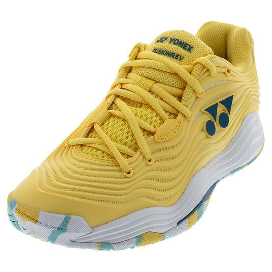 Women's Fusionrev 5 Tennis Shoes Soft Yellow Womens Shoes YONEX 5.5