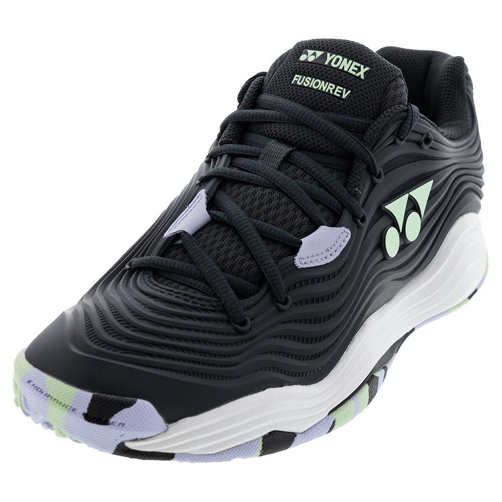 Men's Fusionrev 5 Clay Tennis Shoes Black Top Tennis Shoes YONEX 6