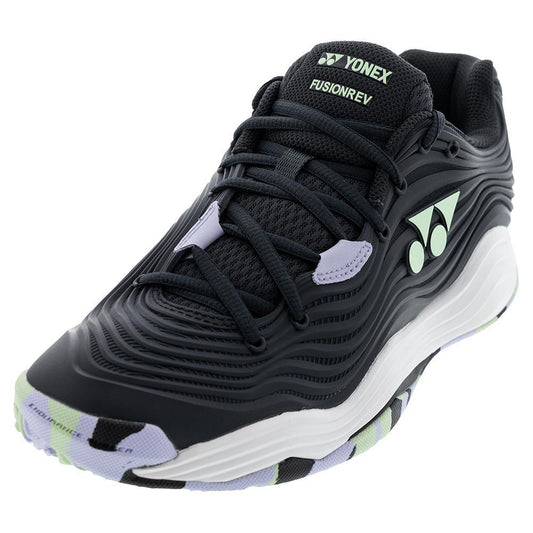 Men's Fusionrev 5 Clay Tennis Shoes Black Top Tennis Shoes YONEX 6