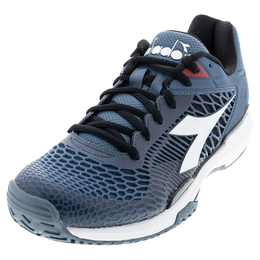 Men's Speed Competition 7 AG Tennis Shoes Oceanview and White Top Tennis Shoes DIADORA 7