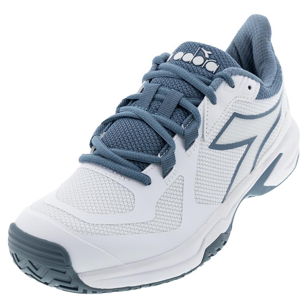 Men's Trofeo 2 AG Pickleball Shoes White and Oceanview Shoes DIADORA 7