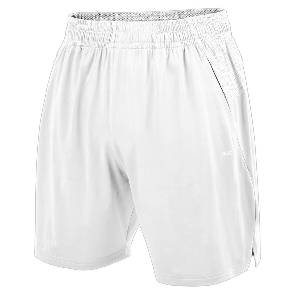 Men's Cabo 7 Inch Ultimate Tennis Short Mens Team Gear DUC White S