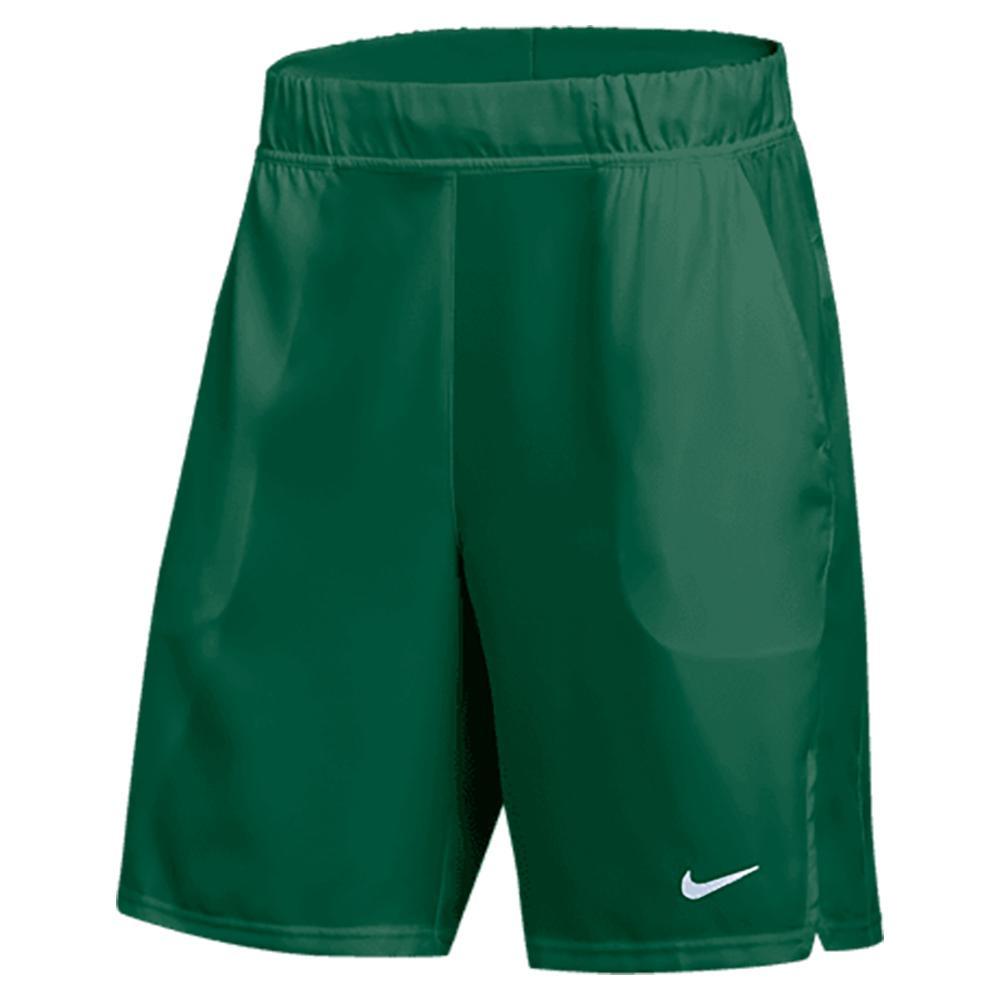 Men`s Court Flext 9 Inch Short Mens Team Gear NIKE Green SMALL