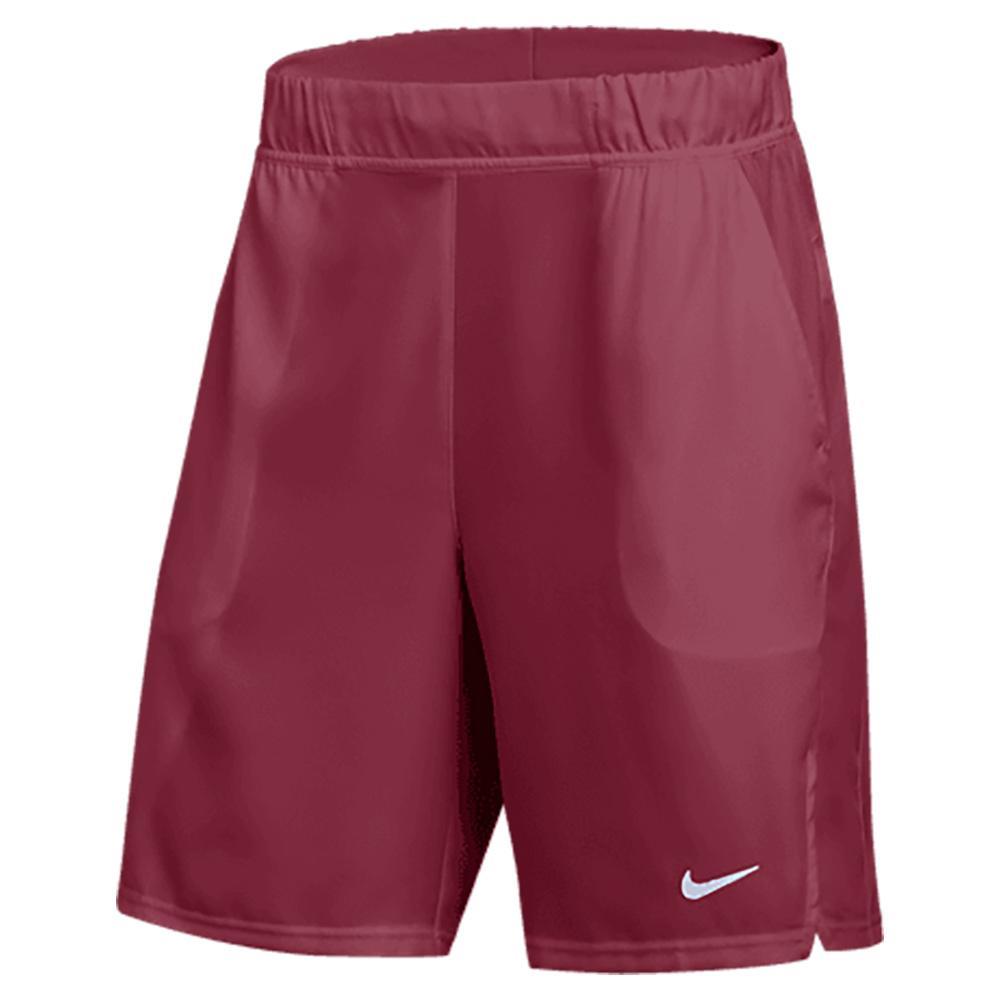 Men`s Court Flext 9 Inch Short Mens Team Gear NIKE Cardinal XXLARGE
