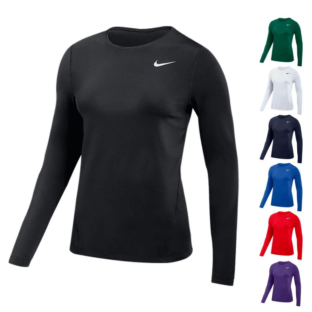 Women's Long Sleeve Mesh Top Womens Team Gear NIKE