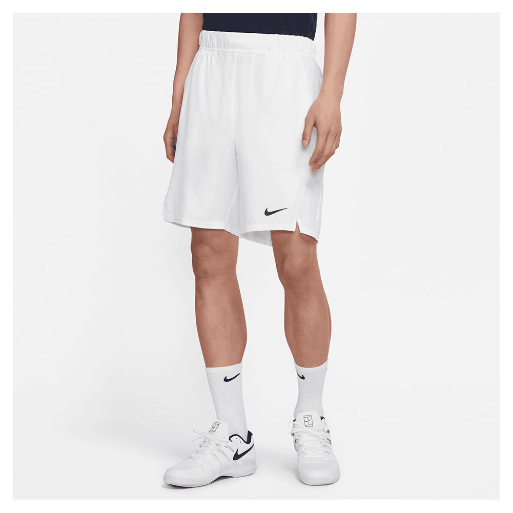 Men's Court Dri-Fit Victory 9 Inch Short Mens Team Gear NIKE White XS
