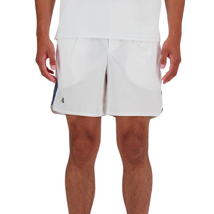 Men's Tournament Tennis Short White Tournament Gear NEW BALANCE S