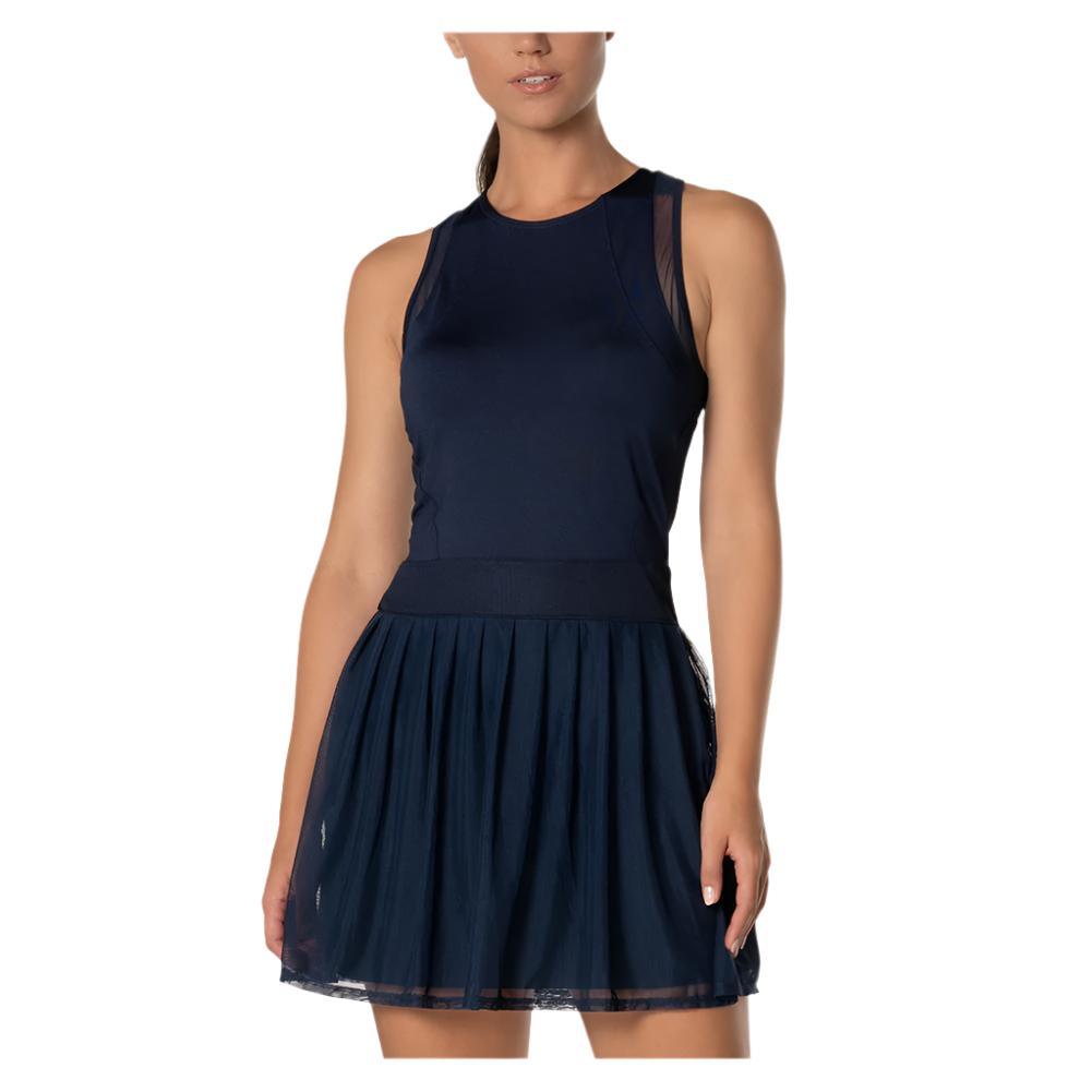 Women's Next Level Tennis Dress Womens Apparel LUCKY IN LOVE Blue XS