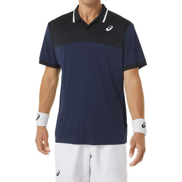Men's Court Tennis Polo Mens Apparel ASICS Black S