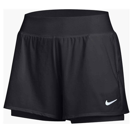 Women's Court Flex Short Womens Team Gear NIKE Black/Anthracite XS