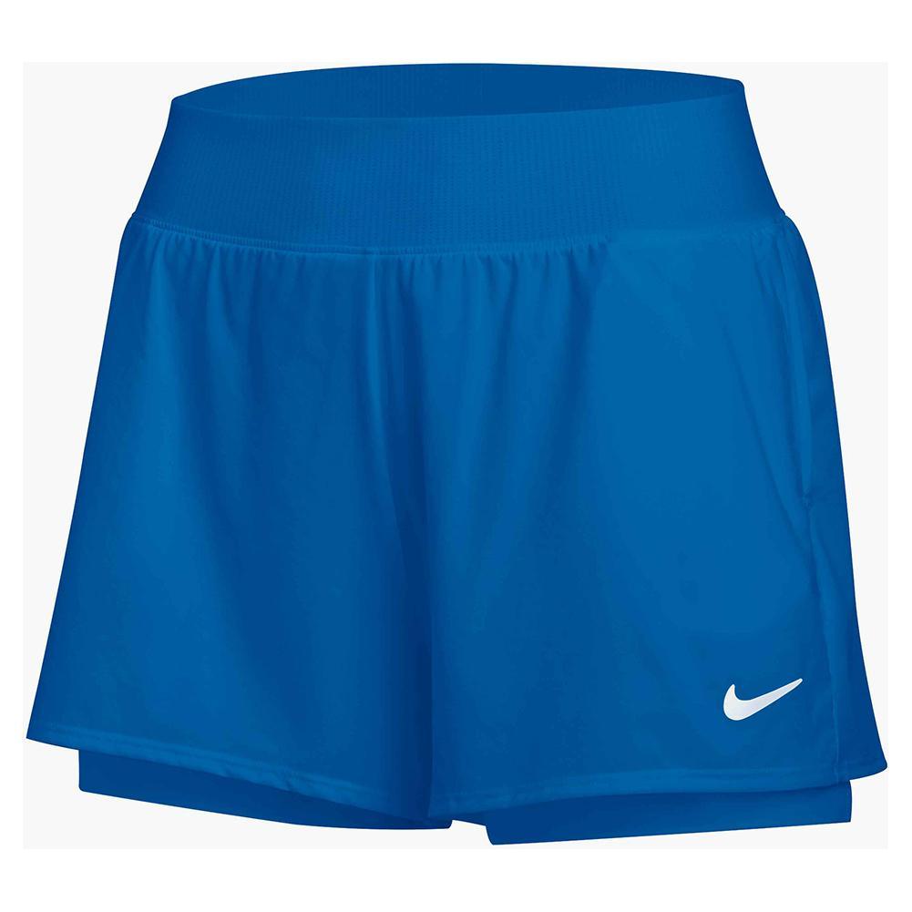 Women's Court Flex Short Womens Team Gear NIKE Royal XS