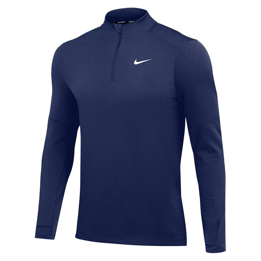 Mens Long Sleeve Training Top Training NIKE Navy S