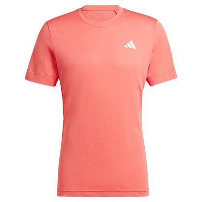 Men's Freelift Tennis Top Preloved Scarlet and Bright Red Training ADIDAS XS