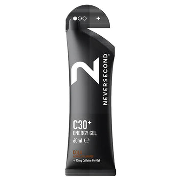 C30+ Energy Gel Nutrition NEVERSECOND Black