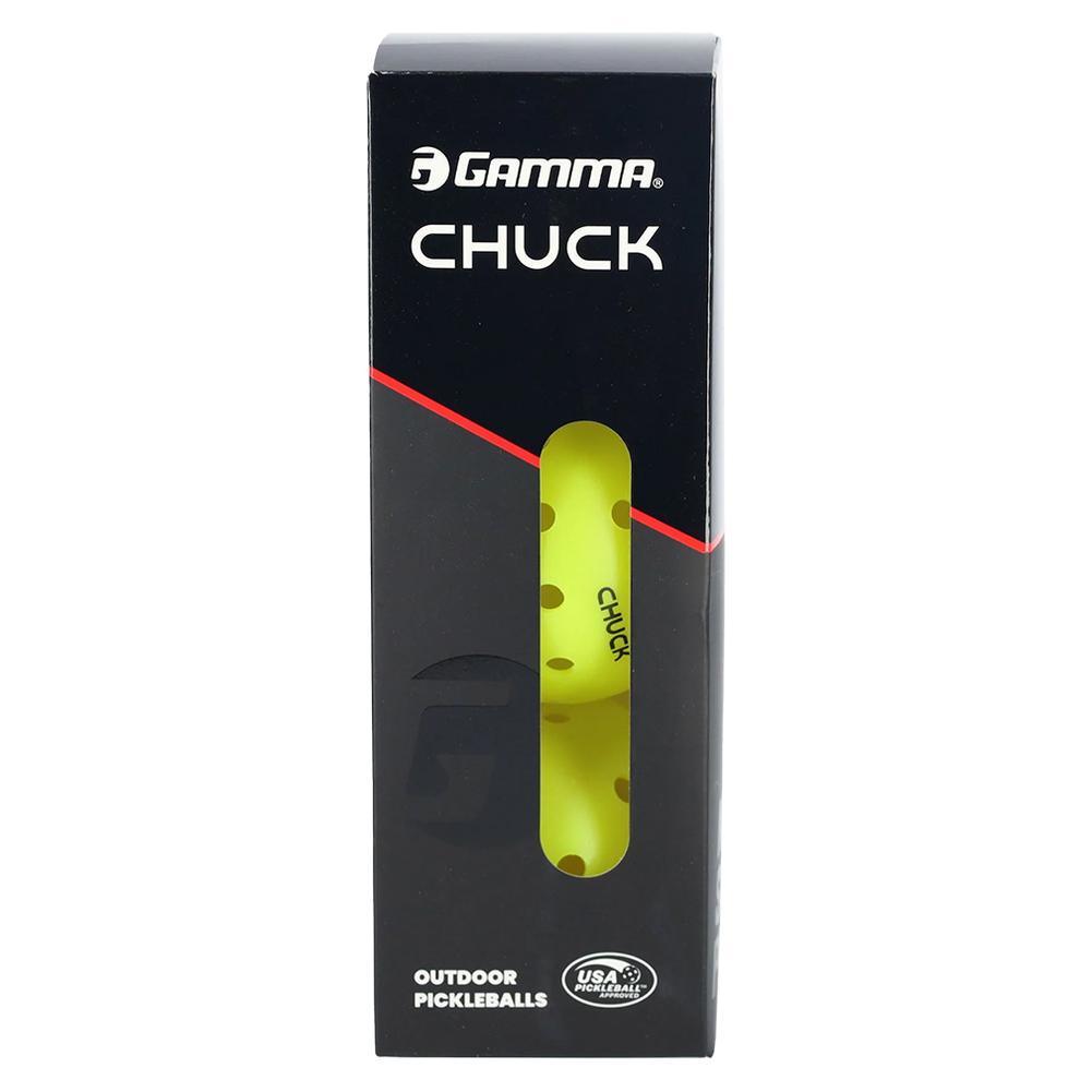 Chuck 3 Pack Pickleball Pickleballs GAMMA Yellow