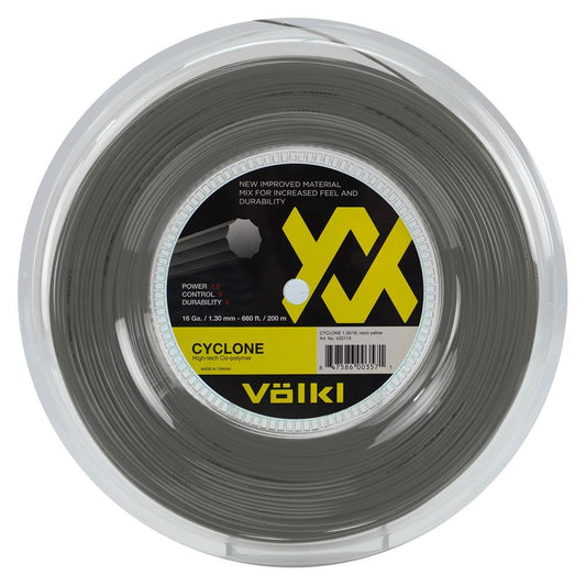 Cyclone 16g Tennis Reel Graphite Strings VOLKL Grey