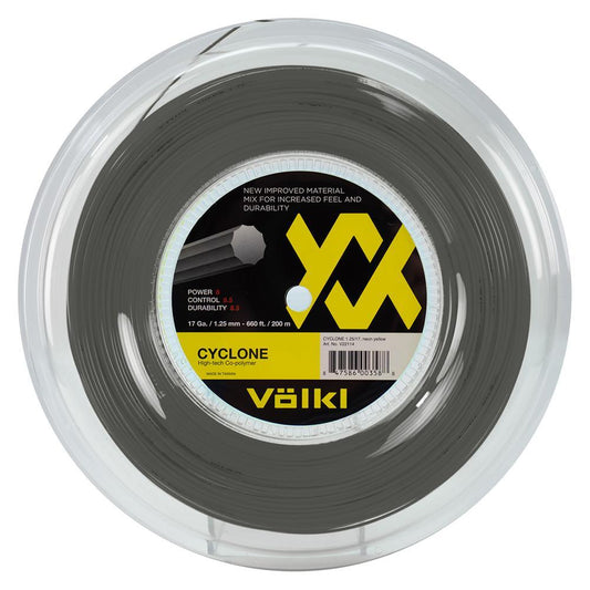 Cyclone 17g Tennis Reel Graphite Strings VOLKL Grey