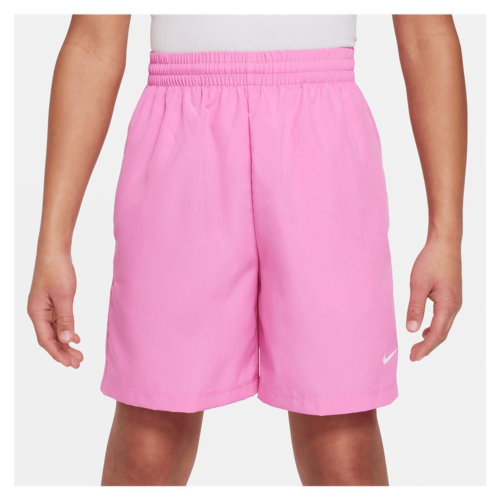 Boys` Dri-Fit Multi Training Short Boys Apparel NIKE Pink/Wht S