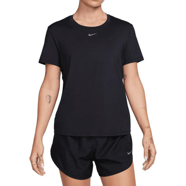 Women's Dri-Fit One Classic Short Sleeve Top Womens Apparel NIKE Black XS