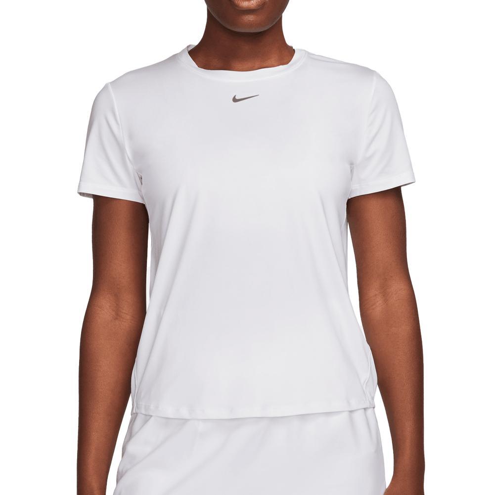 Women's Dri-Fit One Classic Short Sleeve Top Womens Apparel NIKE White XS
