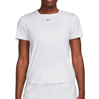 Women's Dri-Fit One Classic Short Sleeve Top Womens Apparel NIKE White XS