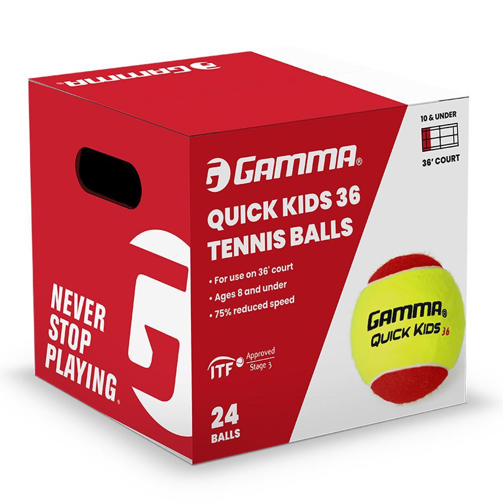 Quick Kids 36 Tennis Balls 24pk Tennis Balls GAMMA Default Title