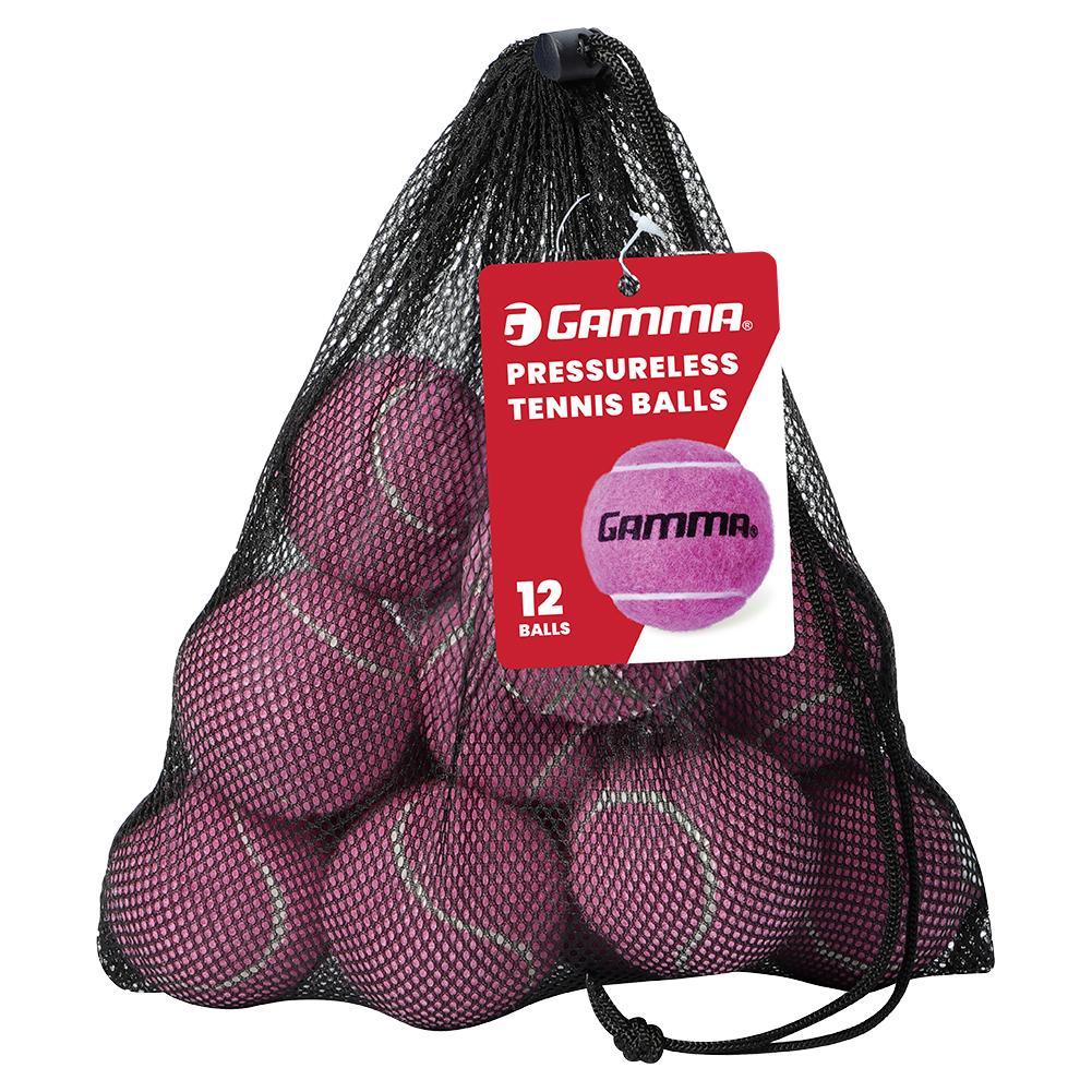 Pressureless Tennis Balls 12pk Tennis Balls GAMMA Pink