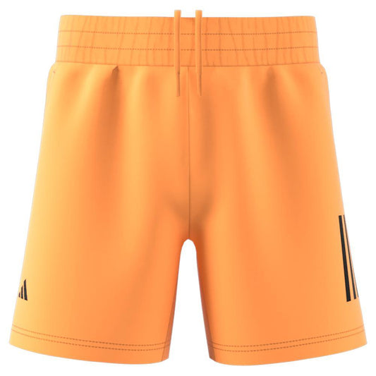 Boys` Club 3 Stripe Tennis Short Hazy Orange Flash Apparel Sale ADIDAS XS