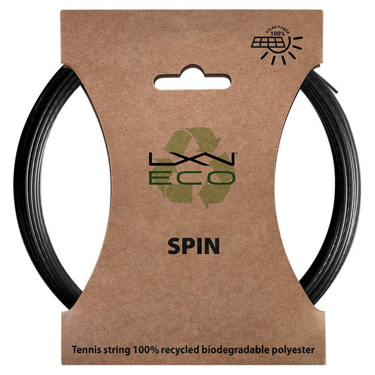 ECO Spin 125 Tennis String Black Strings LUXILON Black