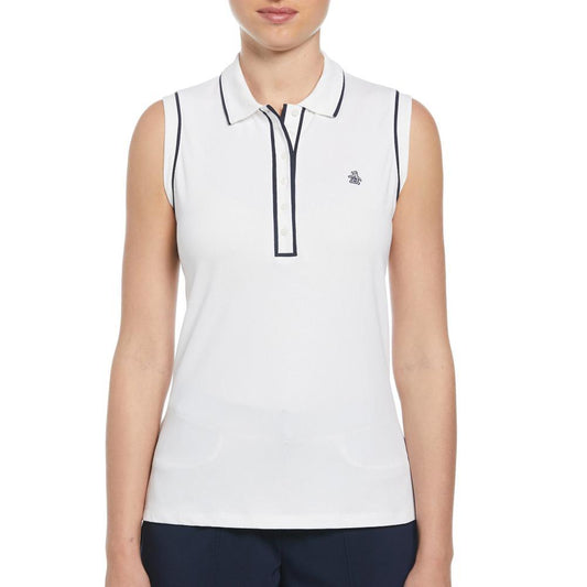 Women's Sleeveless Veronica Tennis Polo Womens Apparel PENGUIN White XS
