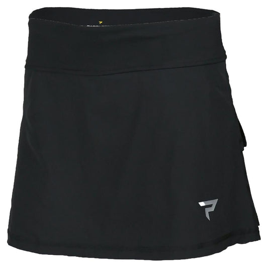 Womens Performance Tennis Skort Black Womens Apparel PADDLETEK L