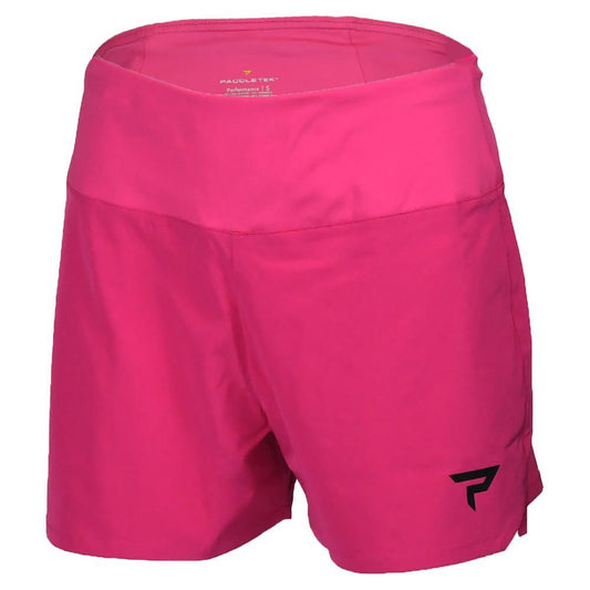 Womens Base Level Performance Tennis Short Fuchsia Womens Apparel PADDLETEK XS