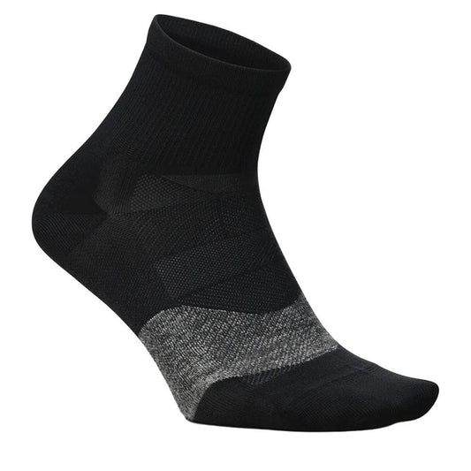 Elite Ultra Light Quarter Tennis Socks Socks FEETURES Black M