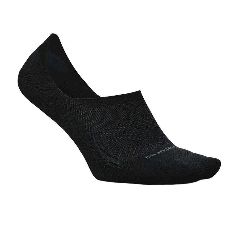 Elite Light Cushion Invisible Tennis Socks Socks FEETURES Black S