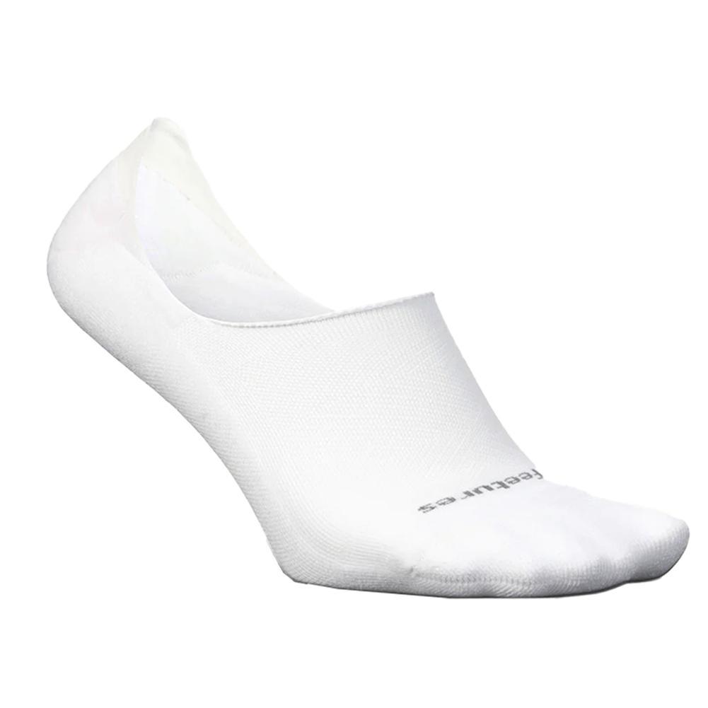 Elite Light Cushion Invisible Tennis Socks Socks FEETURES White S