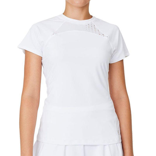 Womens Tennis Top White Womens Apparel SOFIBELLA L
