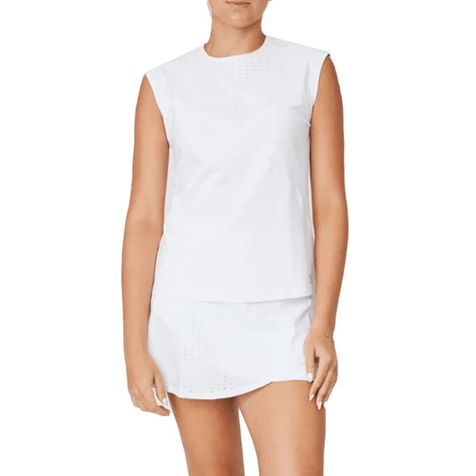 Womens Tennis Top White Womens Apparel SOFIBELLA M