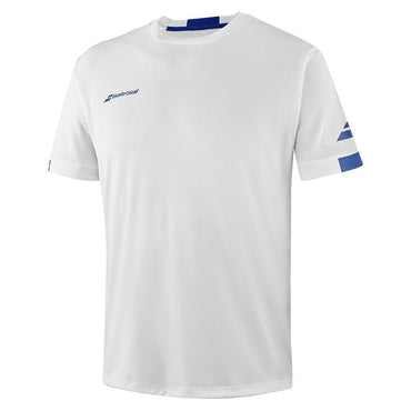 Mens Crew Neck Tennis Top Mens Apparel BABOLAT White S