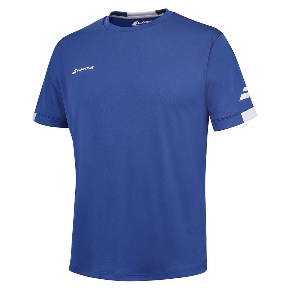 Mens Crew Neck Tennis Top Mens Apparel BABOLAT Blue S
