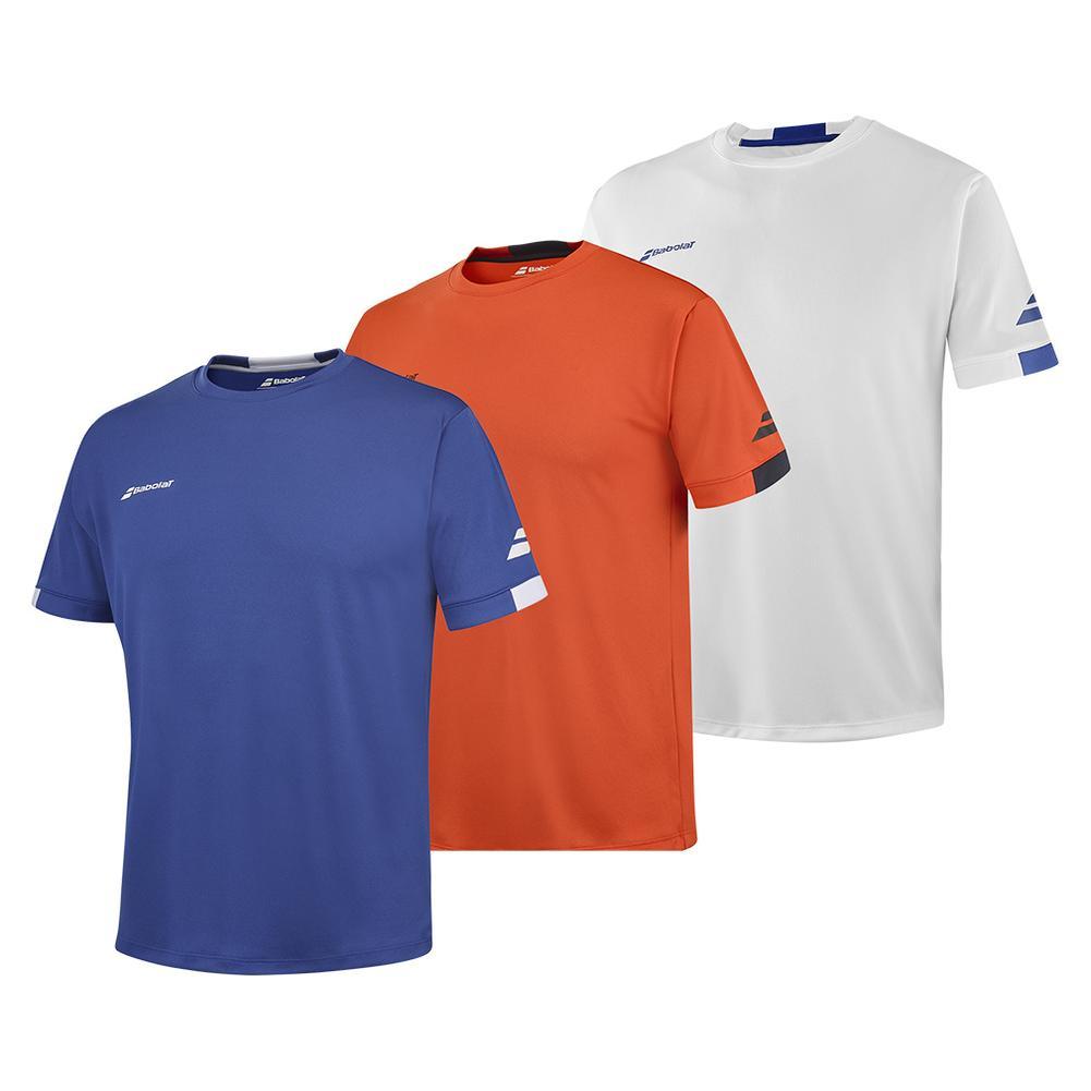 Boys` Play Crew Neck Tennis Top Boys Apparel BABOLAT