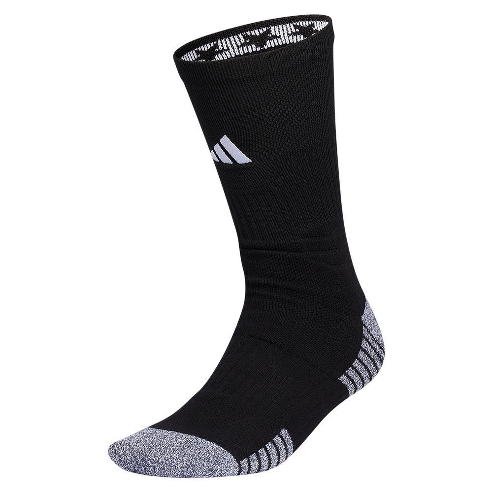 5-Star Team 2.0 Crew Socks Black and White Womens Apparel ADIDAS M