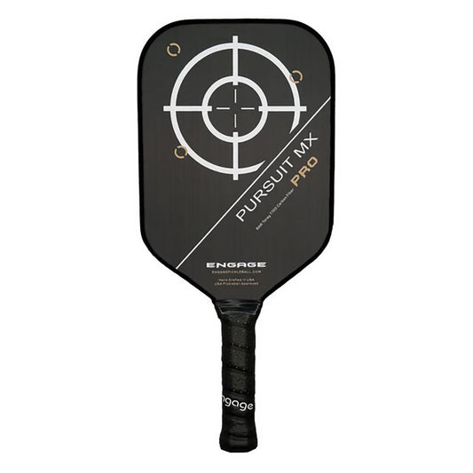 Pursuit Pro MX LIte Pickleball Paddle Pickleball Paddles ENGAGE PICKLEBALL Black