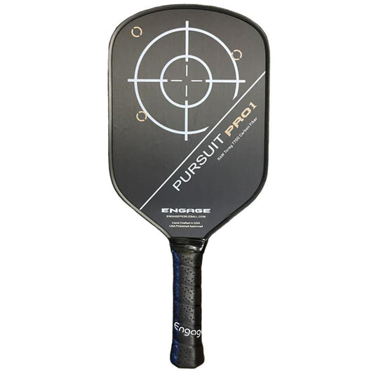 Pursuit Pro1 Lite Pickleball Paddle Pickleball Paddles ENGAGE PICKLEBALL Black