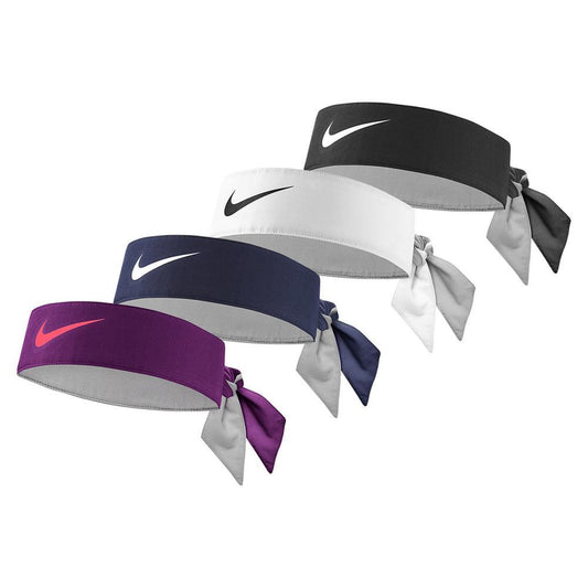 Premier Head Tie Tennis Headband Other Accessories NIKE Black/White